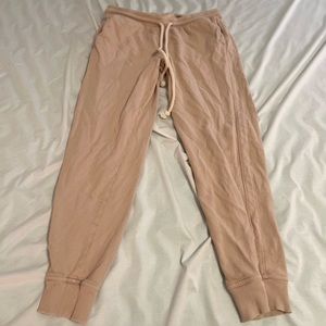 Light pink sweats size small.